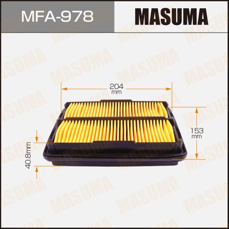 Air filter Masuma, MFA-978