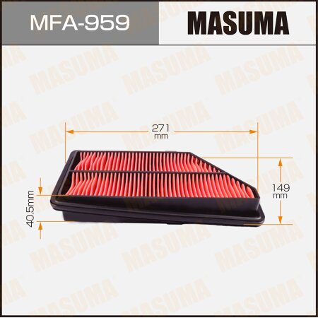 Air filter Masuma, MFA-959