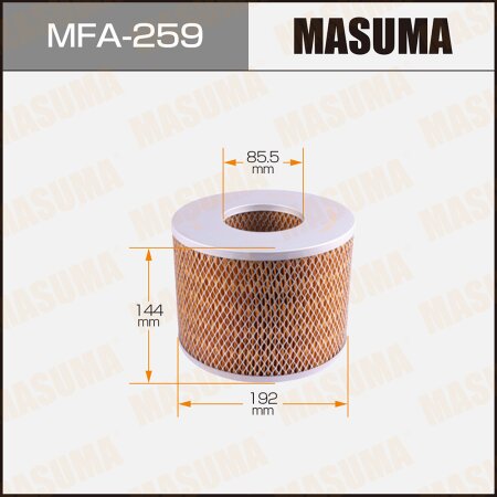 Air filter Masuma, MFA-259