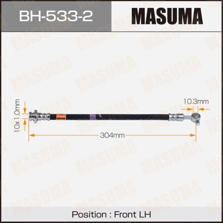 Brake hose Masuma, BH-533-2