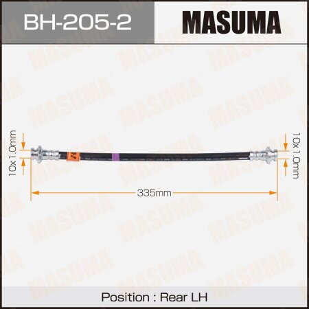 Brake hose Masuma, BH-205-2