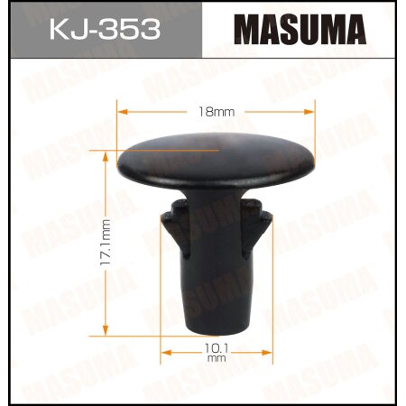 Retainer clip Masuma plastic, KJ-353