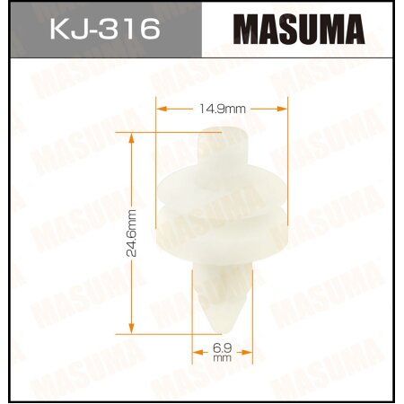 Retainer clip Masuma plastic, KJ-316