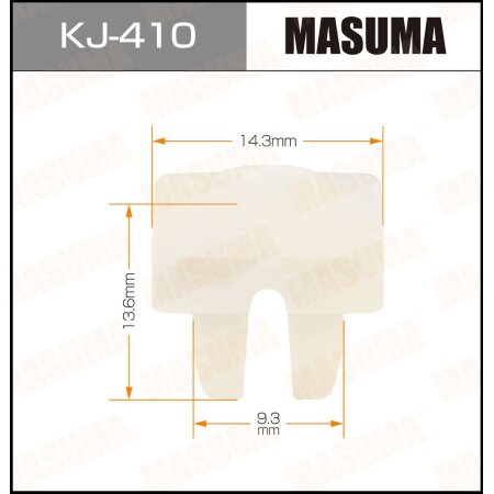 Retainer clip Masuma plastic, KJ-410