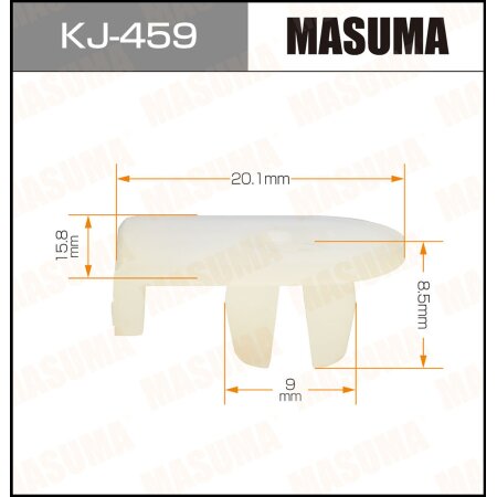 Retainer clip Masuma plastic, KJ-459