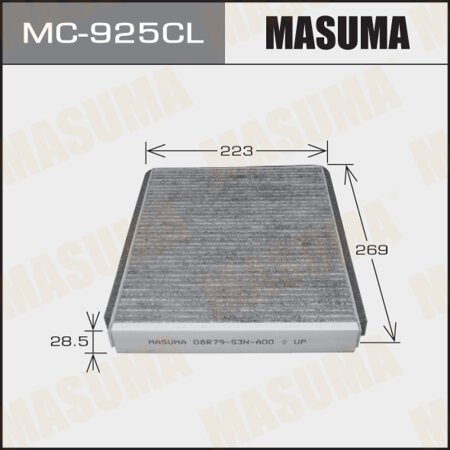 Cabin air filter Masuma charcoal, MC-925CL