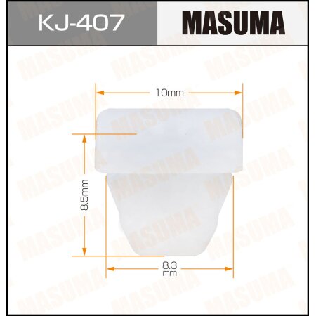 Retainer clip Masuma plastic, KJ-407