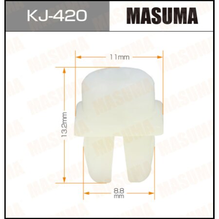 Retainer clip Masuma plastic, KJ-420