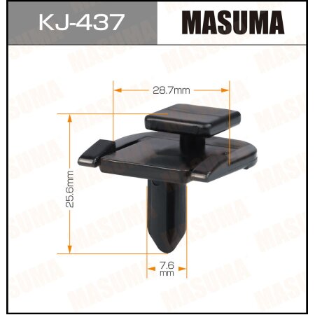 Retainer clip Masuma plastic, KJ-437