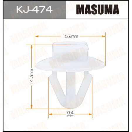 Retainer clip Masuma plastic, KJ-474