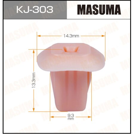 Retainer clip Masuma plastic, KJ-303