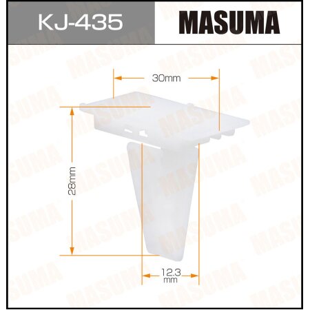 Retainer clip Masuma plastic, KJ-435