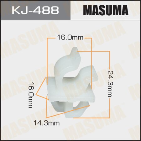 Retainer clip Masuma plastic, KJ-488