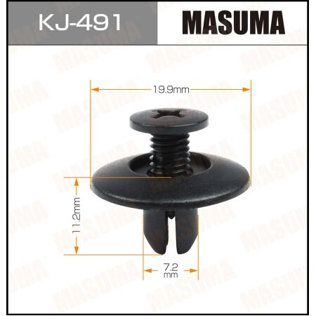 Retainer clip Masuma plastic, KJ-491