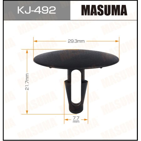 Retainer clip Masuma plastic, KJ-492