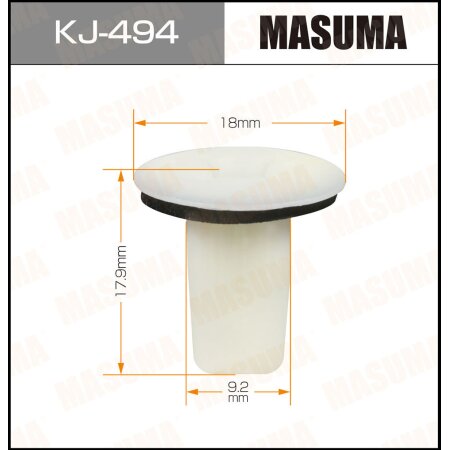 Retainer clip Masuma plastic, KJ-494