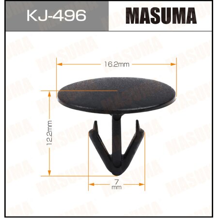 Retainer clip Masuma plastic, KJ-496