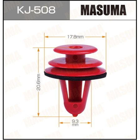 Retainer clip Masuma plastic, KJ-508