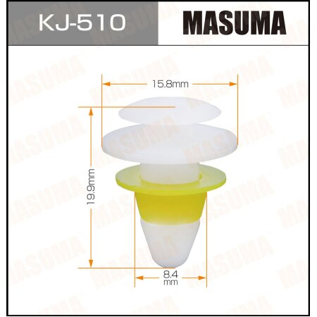 Retainer clip Masuma plastic, KJ-510