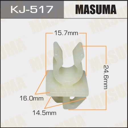 Retainer clip Masuma plastic, KJ-517