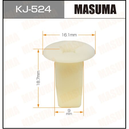 Retainer clip Masuma plastic, KJ-524