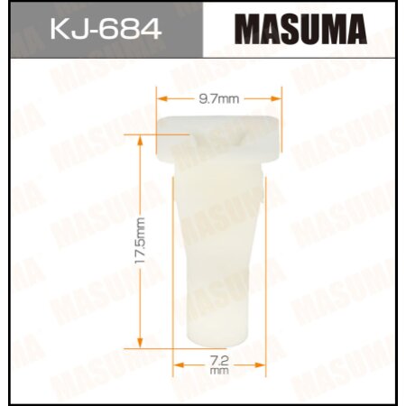 Retainer clip Masuma plastic, KJ-684