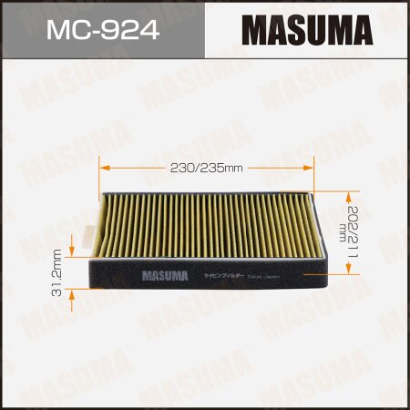 Cabin air filter Masuma, MC-924