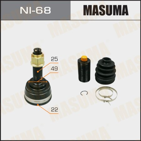 CV joint (outer) Masuma, NI-68