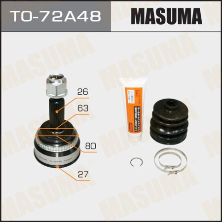 CV joint (outer) Masuma, TO-72A48