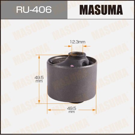 Silent block suspension bush Masuma, RU-406