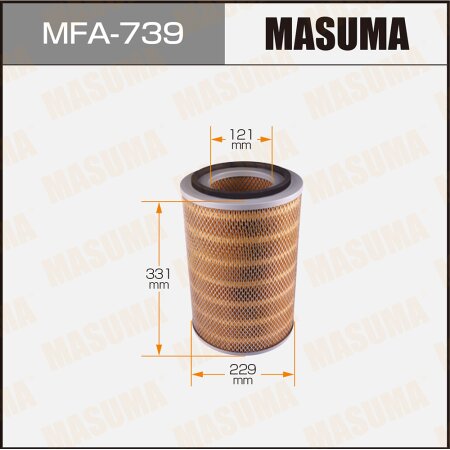 Air filter Masuma, MFA-739