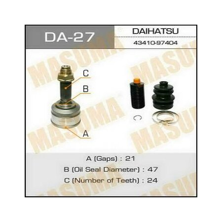 CV joint (outer) Masuma, DA-27