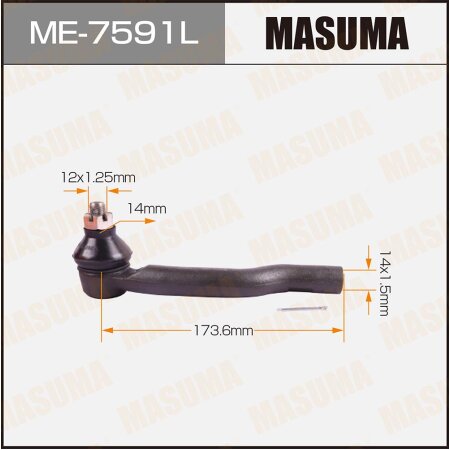 Tie rod end Masuma, ME-7591L