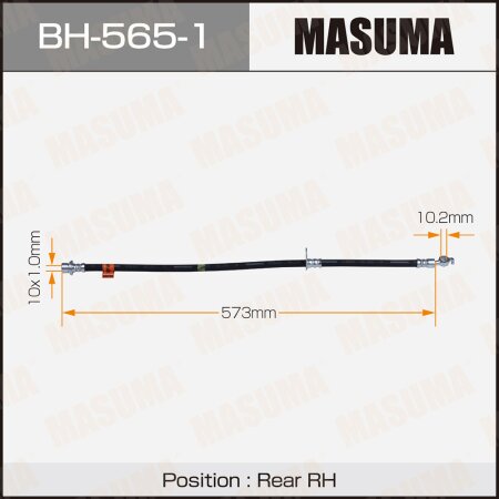 Brake hose Masuma, BH-565-1