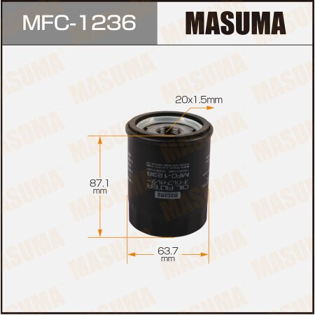 Oil filter Masuma, MFC-1236