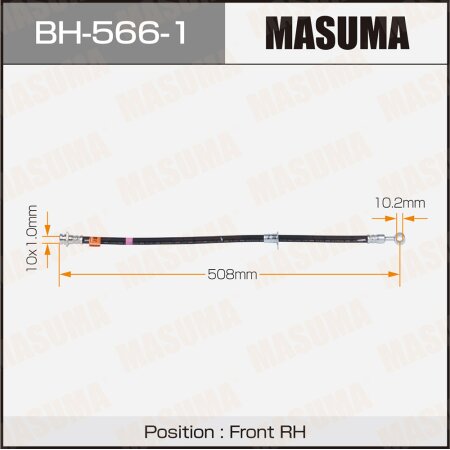 Brake hose Masuma, BH-566-1