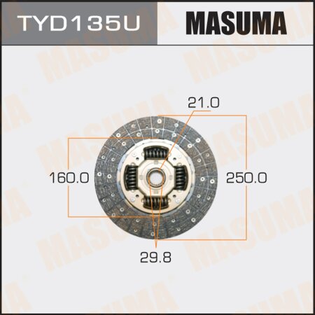 Clutch disc Masuma, TYD135U