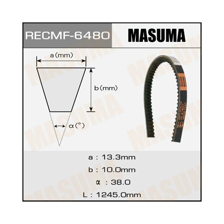 Drive V-Belt Masuma, 13x1245 mm, 6480