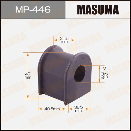 Stabilizer bar bushing Masuma, MP-446