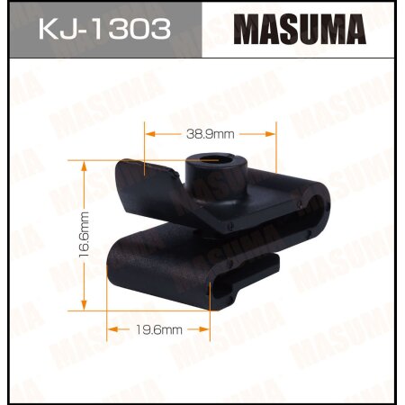 Retainer clip Masuma plastic, KJ-1303