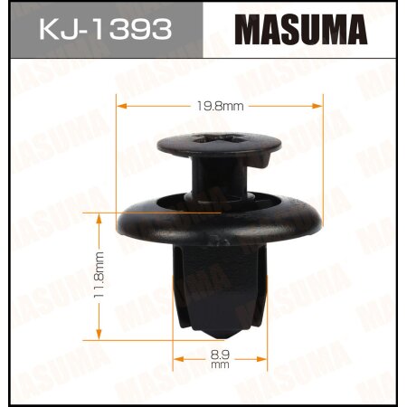 Retainer clip Masuma plastic, KJ-1393