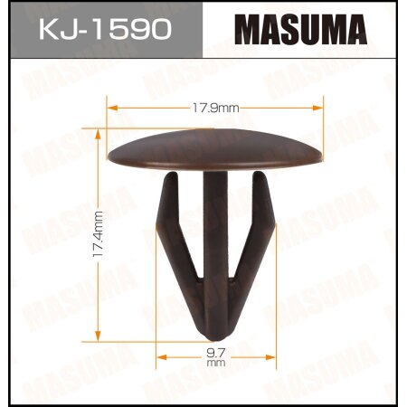 Retainer clip Masuma plastic, KJ-1590