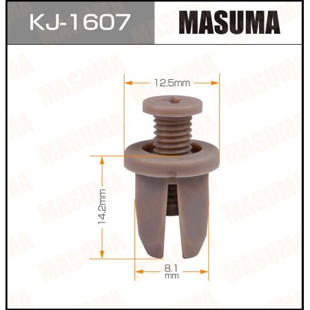 Retainer clip Masuma plastic, KJ-1607