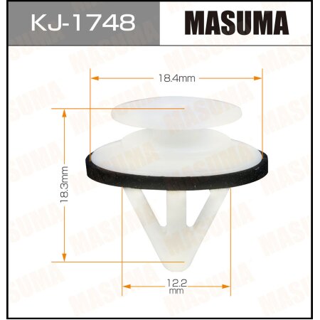 Retainer clip Masuma plastic, KJ-1748