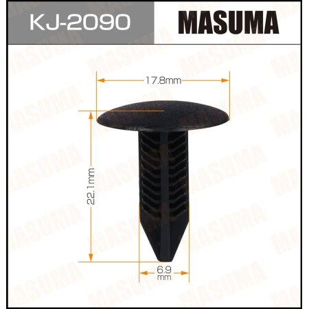 Retainer clip Masuma plastic, KJ-2090