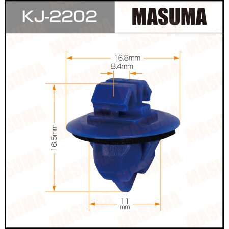 Retainer clip Masuma plastic, KJ-2202