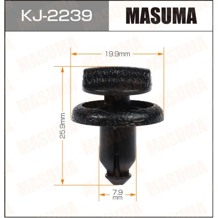 Retainer clip Masuma plastic, KJ-2239