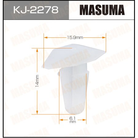 Retainer clip Masuma plastic, KJ-2278