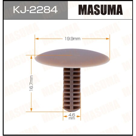 Retainer clip Masuma plastic, KJ-2284