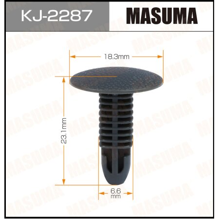 Retainer clip Masuma plastic, KJ-2287